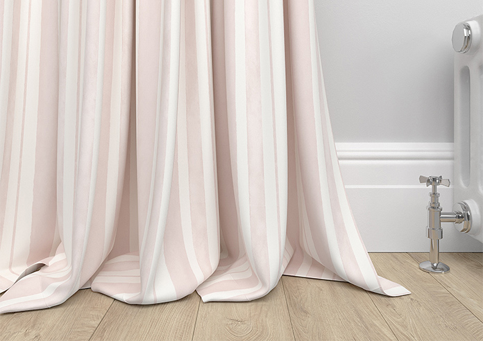 Shabby Chic by Rachel Ashwell Watercolour Stripe, Blush - Made to Measure Curtains - Image 6